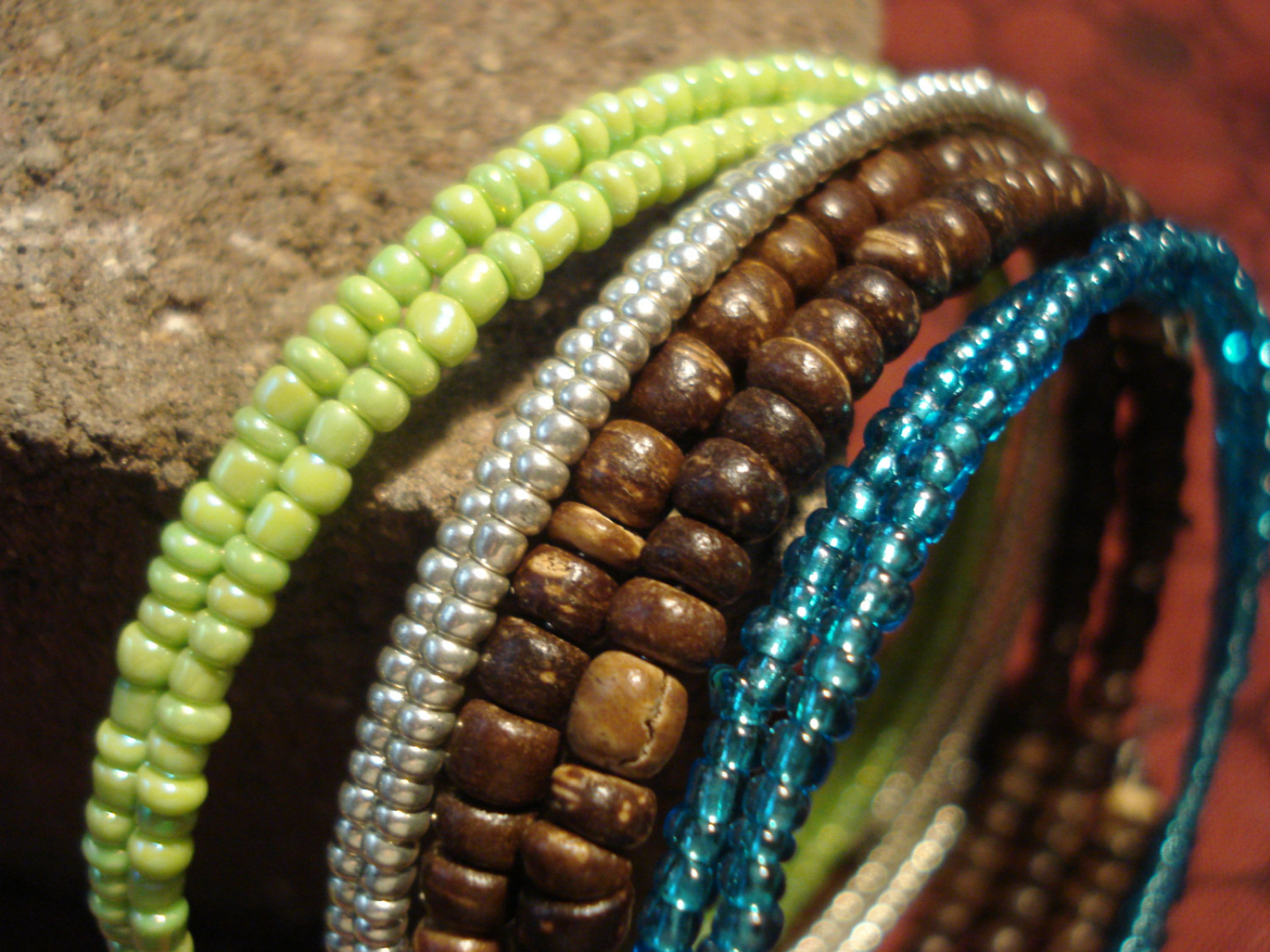 Memory Wire Beaded Bracelet Kit — The Workshop