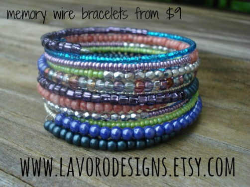 Memory Wire Bracelets