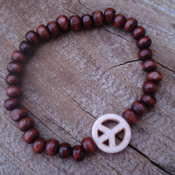 Wood & Peace Bracelet