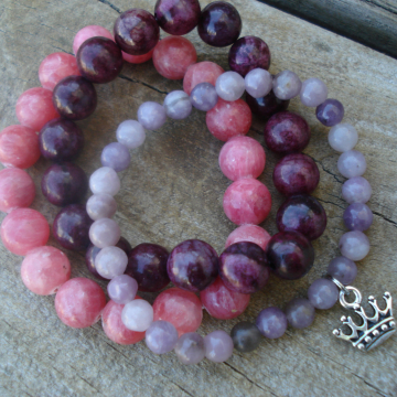 Princess in Pink Bracelet Trio