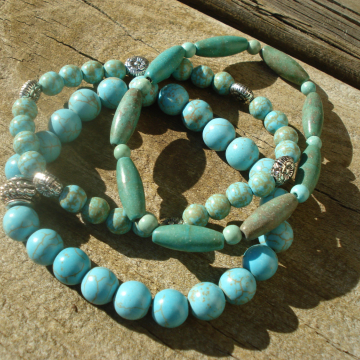 Bracelet Trio (Magnesite)