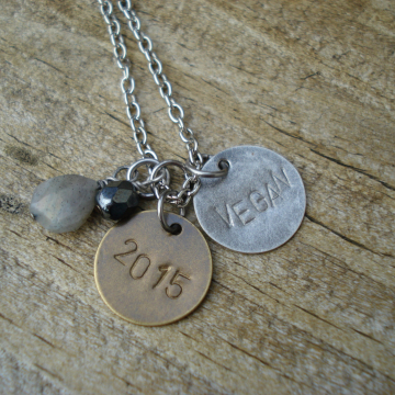 VEGAN Dated Necklace