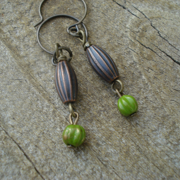 POD & MELON Earrings (green)