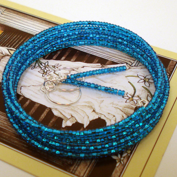 BRACELET & EARRINGS (sea blue 11)