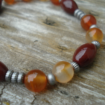 Autumn Splendor Mixed Agate Bracelet
